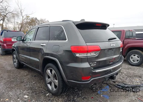 2014 Jeep Grand Cherokee Overland из США, поврежденный, VIN 1C4RJFCG3EC441482